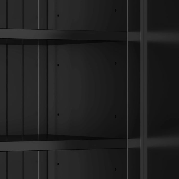 U-Can 78.7''H Hall Tree with Bench and 5 Storage Cubbies, Modern Entryway Storage Organizer Cabinet with 4 Doors, 5 Drawers and Adjustable Shelves for Hallway, Entryway, Living Room Default -DTYStore