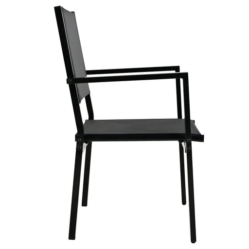 U-Style High-quality Steel Outdoor Table and Chair Set, Suitable for Patio, Balcony, Backyard. Default -DTYStore