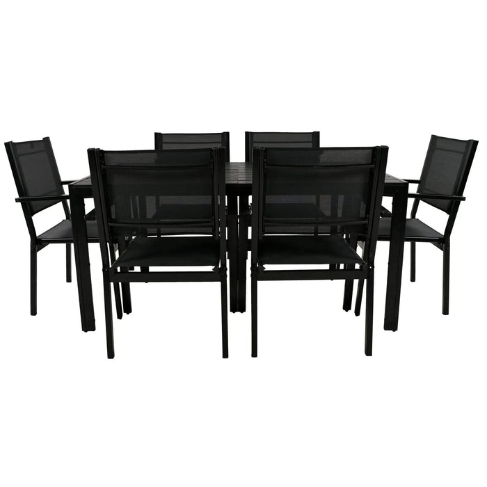U-Style High-quality Steel Outdoor Table and Chair Set, Suitable for Patio, Balcony, Backyard. Default -DTYStore