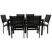 U-Style High-quality Steel Outdoor Table and Chair Set, Suitable for Patio, Balcony, Backyard. Default -DTYStore