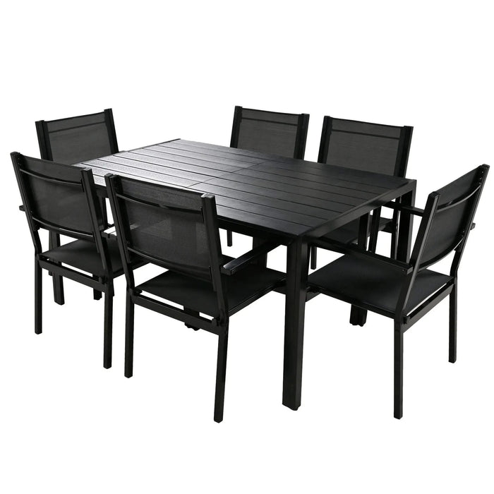 U-Style High-quality Steel Outdoor Table and Chair Set, Suitable for Patio, Balcony, Backyard. Default -DTYStore
