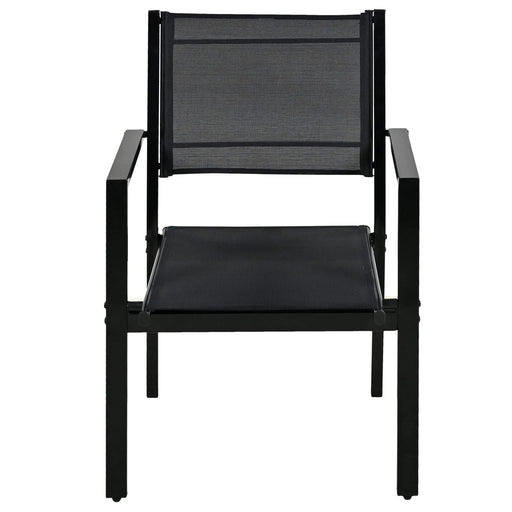 U-Style High-quality Steel Outdoor Table and Chair Set, Suitable for Patio, Balcony, Backyard. Default -DTYStore