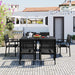 U-Style High-quality Steel Outdoor Table and Chair Set, Suitable for Patio, Balcony, Backyard. Default -DTYStore