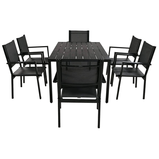 U-Style High-quality Steel Outdoor Table and Chair Set, Suitable for Patio, Balcony, Backyard. Default -DTYStore
