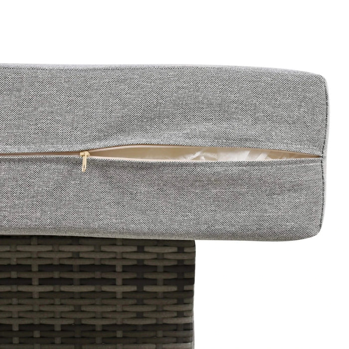 U-shaped multi-person outdoor sofa set, suitable for gardens, backyards, and balconies. Default -DTYStore