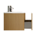 U049-Etna30W-306 Etna 30' Striped Natural Oak Bathroom Vanity with White Ceramic Sink, Wall Mounted Floating Bathroom Vanity for Modern Bathroom, One-Piece White Basin without Drain, Pre-assembled Default -DTYStore