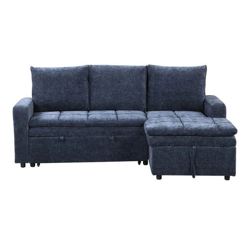 U_STYLE Soft Upholstered Sectional Sofa Bed with Storage Space, Suitable for Living Rooms and Apartments. Default -DTYStore