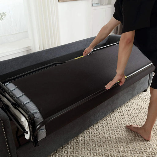 U_Style 80.7'' 2-in-1 Sofa Bed Sleeper with Large Mattress(63''*70.9*3.3 inch), for Living Room Spaces Bedroom Default -DTYStore