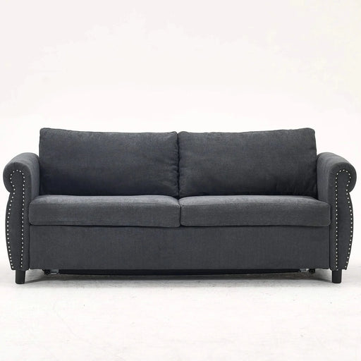 U_Style 80.7'' 2-in-1 Sofa Bed Sleeper with Large Mattress(63''*70.9*3.3 inch), for Living Room Spaces Bedroom Default -DTYStore