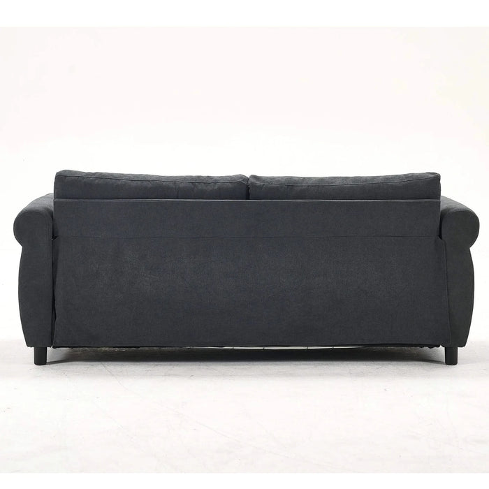 U_Style 80.7'' 2-in-1 Sofa Bed Sleeper with Large Mattress(63''*70.9*3.3 inch), for Living Room Spaces Bedroom Default -DTYStore