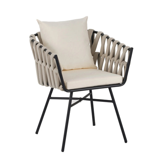 U_Style Discover unmatched flexibility in alfresco dining with six creatively arranged chairs made of polyester woven tape and a table that expands from 62.9 to 82.6 inches to suit any occasion. Default -DTYStore