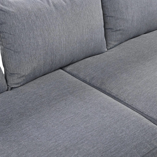 U_Style Multi-person Outdoor Steel Sofa Set, Waterproof, Anti-rust and Anti-uv, Suitable for Gardens and Lawns Default -DTYStore