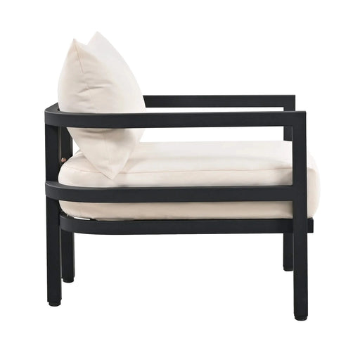 U_Style Multi-person Outdoor Steel Sofa Set, Waterproof, Anti-rust and Anti-uv, Suitable for Gardens and Lawns Default -DTYStore