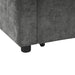 Upholstered L-shaped Sectional Sofa Bed with Sleeper and Storage, Gray Chenille, 81.9' Default -DTYStore