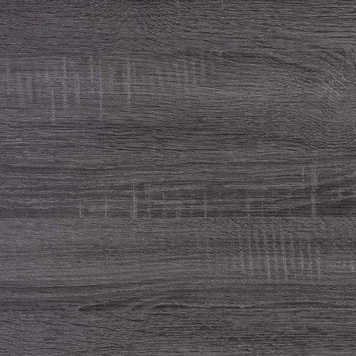 Urban Farmhouse King Size Bed with Bookcase, Dark Gray and Black, Solid Wood and MDF Default -DTYStore