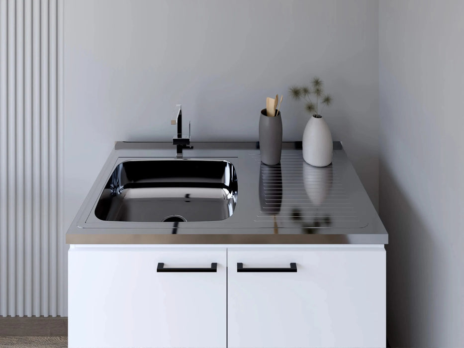 Utility Sink Cabinet Burwood, Kitchen, White Default -DTYStore