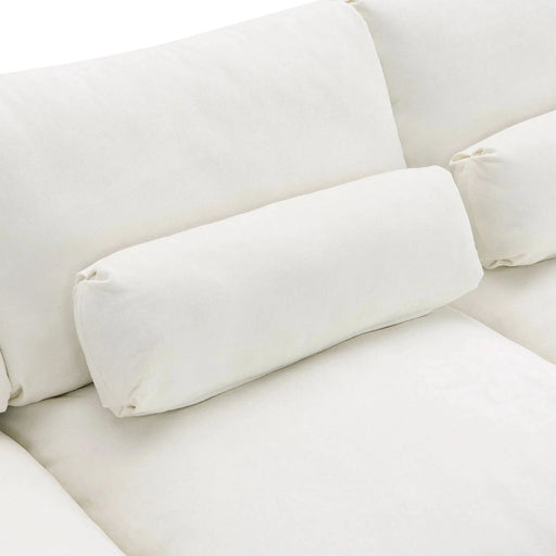 [VIDEO]86.5'' Chenille Modular Sectional Sofa with Storage Pockets, 5 Seat U Shaped Couch Set with Pillows,Free Combination,Modern Cloud Sofa with 2 Movable Ottoman for Living Room,Apartment,3 Colors Default -DTYStore