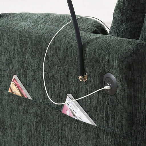 [VIDEO+NEW]96.5'' Chenille Sectional Sofa with Storage Ottoman and Pockets,Adjustable Phone Holder,Wide Seat,4 Seat L Shaped Couch Set,Comfy Sofa with USB Charger for Living Room,Apartment,3 Colors Default -DTYStore