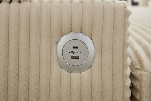 [VIDEO/New]Combination Modular Convertible Sectional Sofa Bed Set,Armrest storage, Stainless steel cup holder, USB, Upholstered Sofa, Deep Seat, Living Room, Loft, Apartment, Office, 2 Colors Default -DTYStore