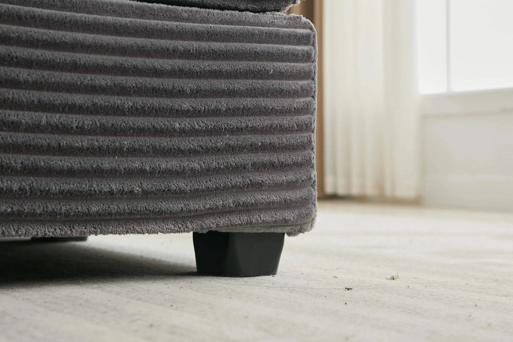 [VIDEO/New]Combination Modular Convertible Sectional Sofa Bed Set,Armrest storage, Stainless steel cup holder, USB, Upholstered Sofa, Deep Seat, Living Room, Loft, Apartment, Office, 2 Colors Default -DTYStore