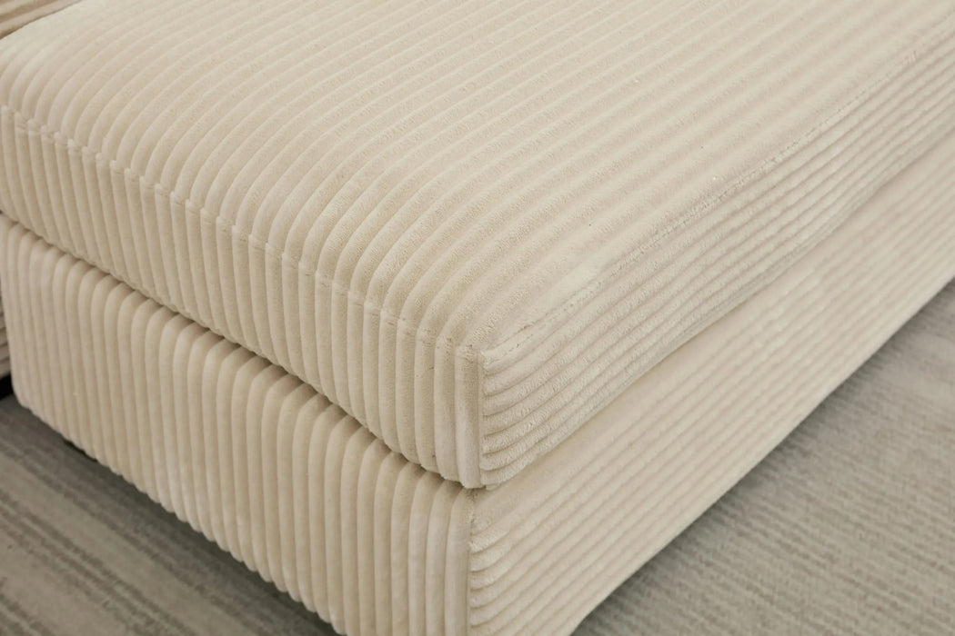 [VIDEO/New]Combination Modular Convertible Sectional Sofa Bed Set,Armrest storage, Stainless steel cup holder, USB, Upholstered Sofa, Deep Seat, Living Room, Loft, Apartment, Office, 2 Colors Default -DTYStore