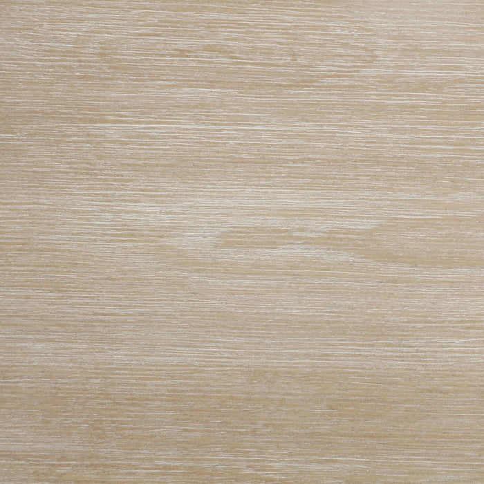 Verdugo White Washed Round Dining Table with Pedestal Base Default -DTYStore