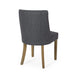 Versatile Dining Chair with Classic Comfort in Charcoal Fabric, 25 x 20 x 35 inches Default -DTYStore