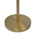 Verve Brassed Gold Floor Lamp with On/Off Switch Adjustable Led Round Base Default -DTYStore
