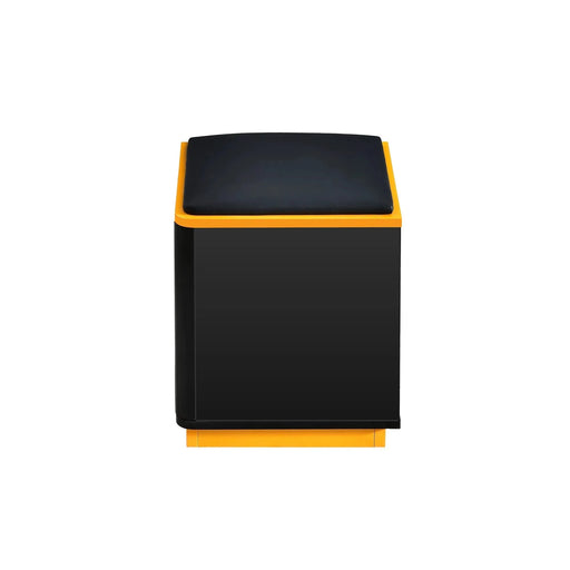 [Video Provided] U-Can Lift-Top Coffee Table with 4 Storage Stools, Modern Space Saving Center Table with Foldable Top, Multi-Functional Adjustable Coffee Table for Living Room Default -DTYStore