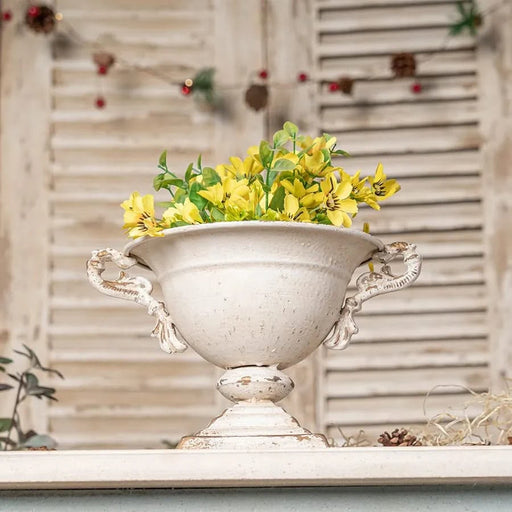 Vintage Double-Handled Flower Pot for Timeless Home Décor, Ideal for Showcasing Plants and Adding Charm to Your Space Default -DTYStore