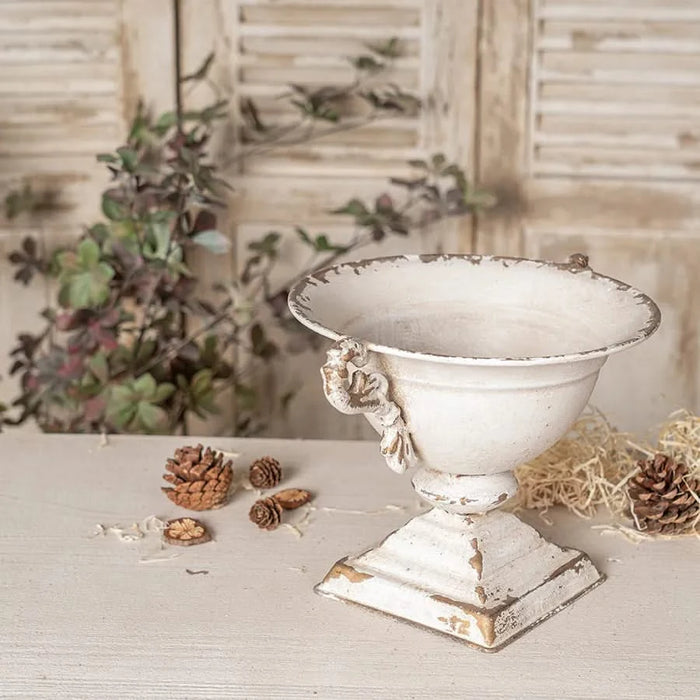 Vintage Double-Handled Flower Pot for Timeless Home Décor, Ideal for Showcasing Plants and Adding Charm to Your Space Default -DTYStore