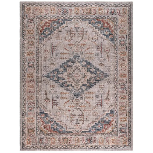 Vintage Medallion Woven Area Rug Default -DTYStore