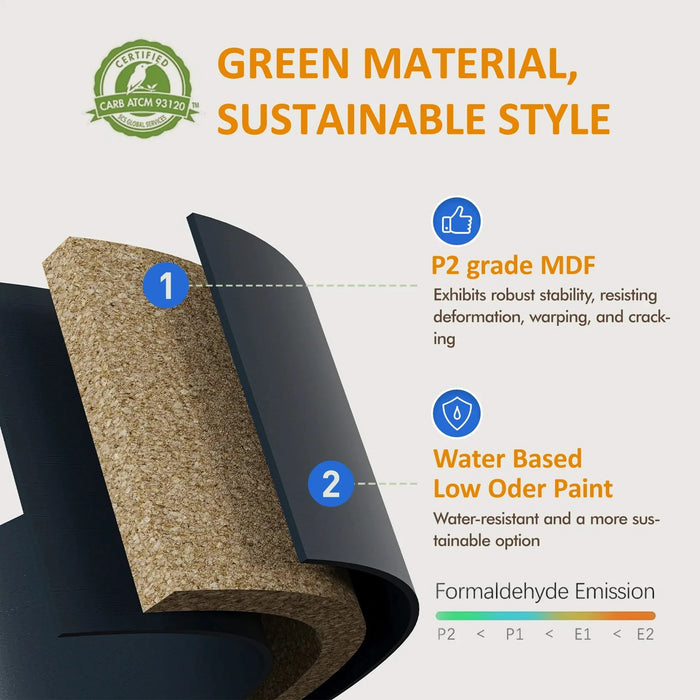 Vintage Small Storage Cabinet with Led Light and Pet Bed, Hidden Cat Litter Box with Drawer and Semi-Open Space Default -DTYStore