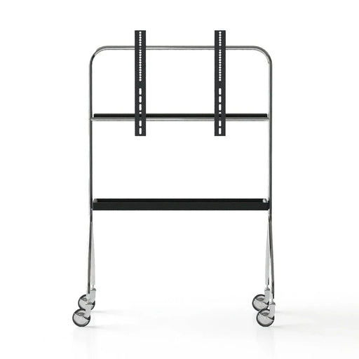 Walk around the TV stand with an antique,black  movable stand for a floor-standing display TV cabinet and projection TV stand - DTY Store