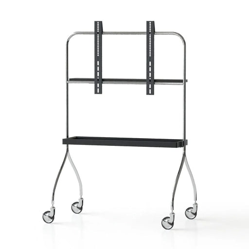 Walk around the TV stand with an antique,black movable stand for a floor-standing display TV cabinet and projection TV stand Default -DTYStore