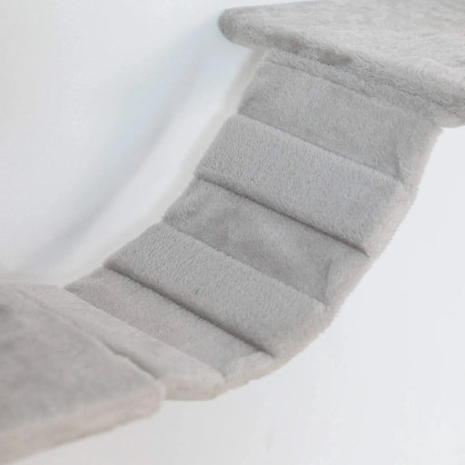 Wall-mounted Cat Tree, Cat Furniture with 2 Cat Condos House, 3 Cat Wall Shelves, 2 Ladder, 1 Cat Perch, Sisal Cat Scratching Posts and Pad Default -DTYStore