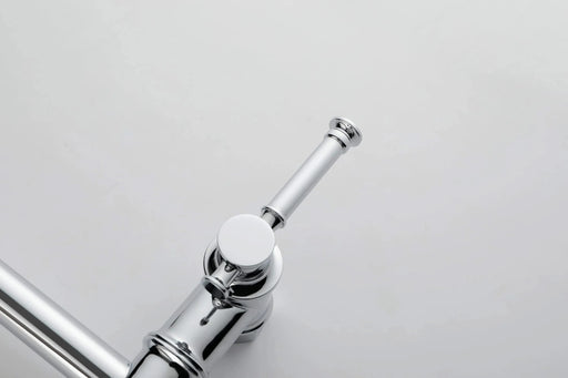 Wall Mount Pot Filler Faucet, Modern Brass Pot Filler Two-Attachment Wall Mount Folding Kitchen Pot Filler Swing Arm Default -DTYStore