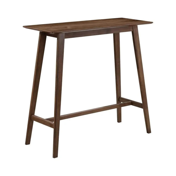 Walnut Rectangular Bar Table Default -DTYStore