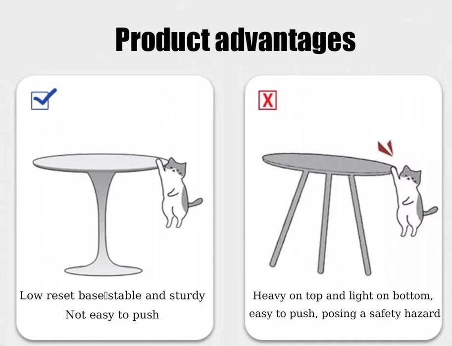 Walnut Round Table, Modern Dining Table, Dining Table,MDF Top and Steel Base Tulip Round Kitchen Table,Kitchen Table, Mid Century Coffee Table for Living Room 24 Inch,Oval Dining Table,Mother's day Default -DTYStore