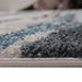 Watercolor Abstract Stripe Woven Area Rug Default -DTYStore