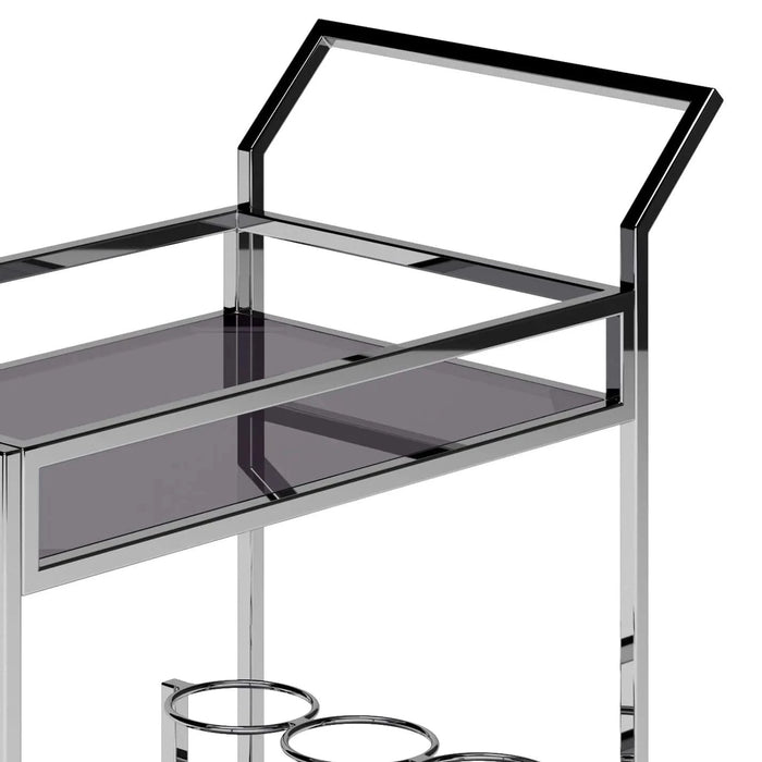 Watts - 26' Bar Cart - Chrome Default -DTYStore