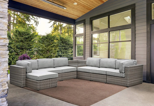 Weather-Resistant Sectional - Stain and Fade Resistant, Removable Cushions - Outdoor Comfort, Indoor Looks Default -DTYStore