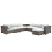 Weather-Resistant Sectional - Stain and Fade Resistant, Removable Cushions - Outdoor Comfort, Indoor Looks Default -DTYStore