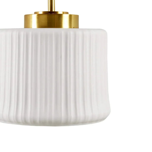 White Ceramic Wall Sconce with Adjustable Swing Arm Gold/White See below Default -DTYStore