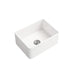 White Farmhouse Sink Deep Apron Sink Undermount Farmhouse Kitchen Sink Single Farm Sink Default -DTYStore