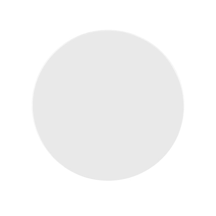 White Finish 1pc Round Table Wooden Pedestal Base Casual Farmhouse Style Kitchen Dining Room Furniture Default -DTYStore