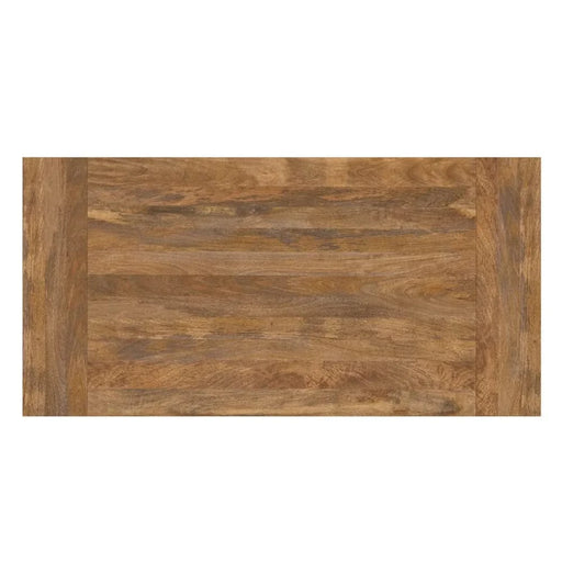 Whitley 72 inch Wide Solid Mango Farmhouse Dining Table in Burnt Wax Default -DTYStore
