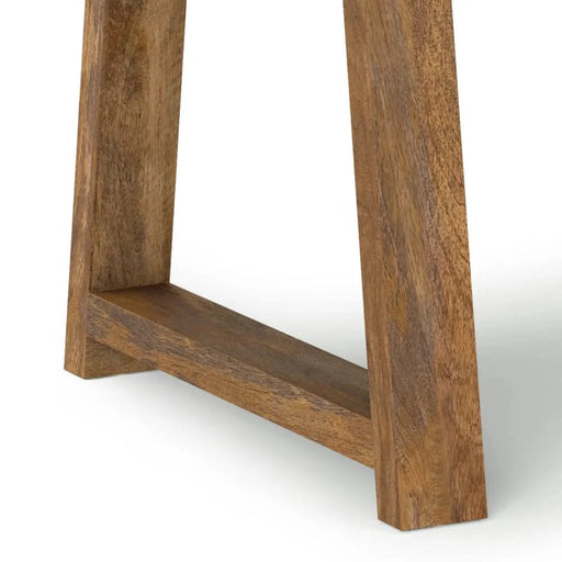 Whitley 72 inch Wide Solid Mango Farmhouse Dining Table in Burnt Wax Default -DTYStore