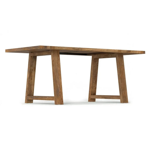 Whitley 72 inch Wide Solid Mango Farmhouse Dining Table in Burnt Wax Default -DTYStore