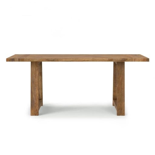 Whitley 72 inch Wide Solid Mango Farmhouse Dining Table in Burnt Wax Default -DTYStore